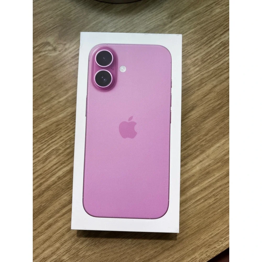Apple iPhone 16 Empty Retail Box Pink Original Packaging Only
